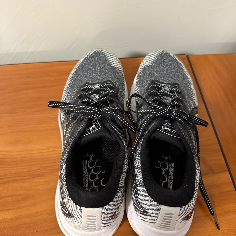 Asics Women's GT-2000 13 Running Shoe Black White Knit Flyte Foam Trainer W10 - Picture 6 of 10
